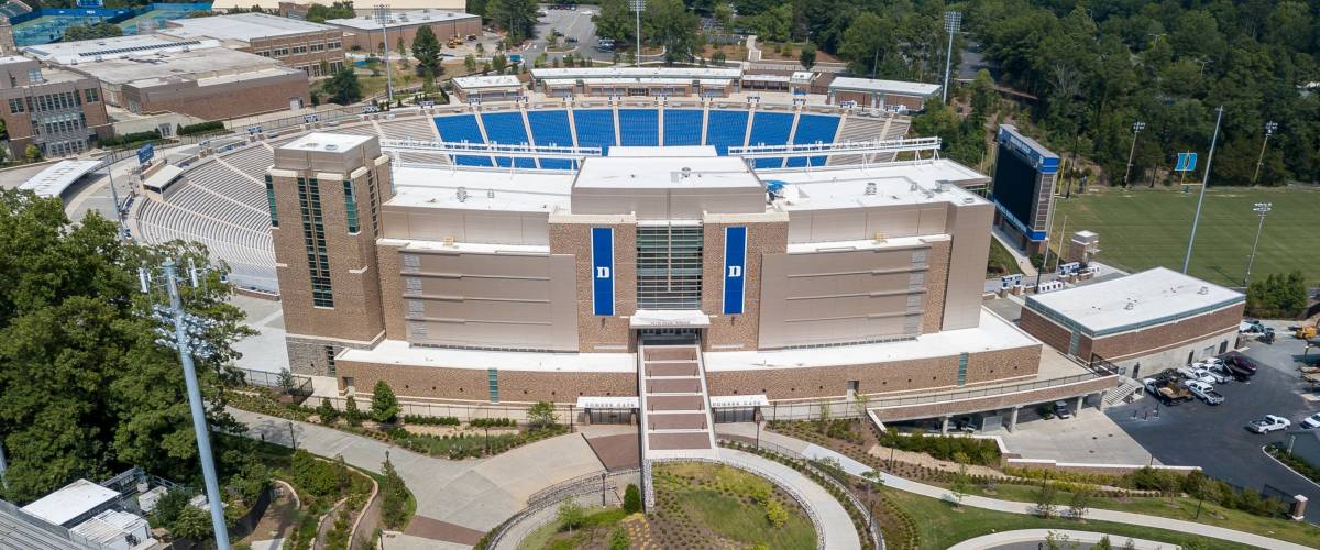 July 15, 2018 - Durham, North Carolina, USA: Brooks Field at Wallace Wade Stadium is a 40,004-seat stadium on the campus of Duke University in Durham, North Carolina