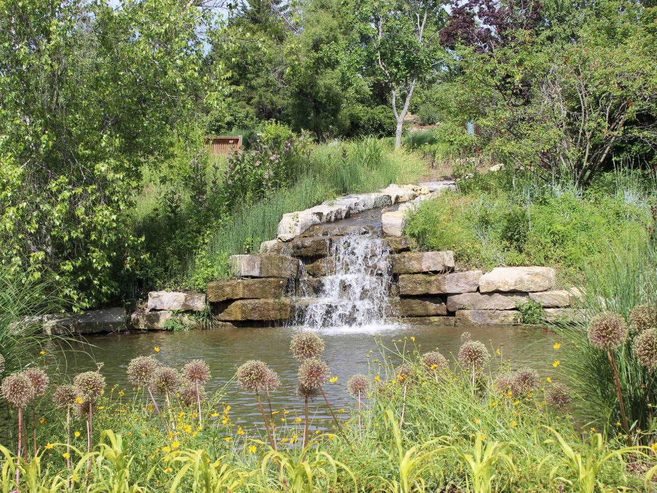 Waterfall at Overland Park, Kansas