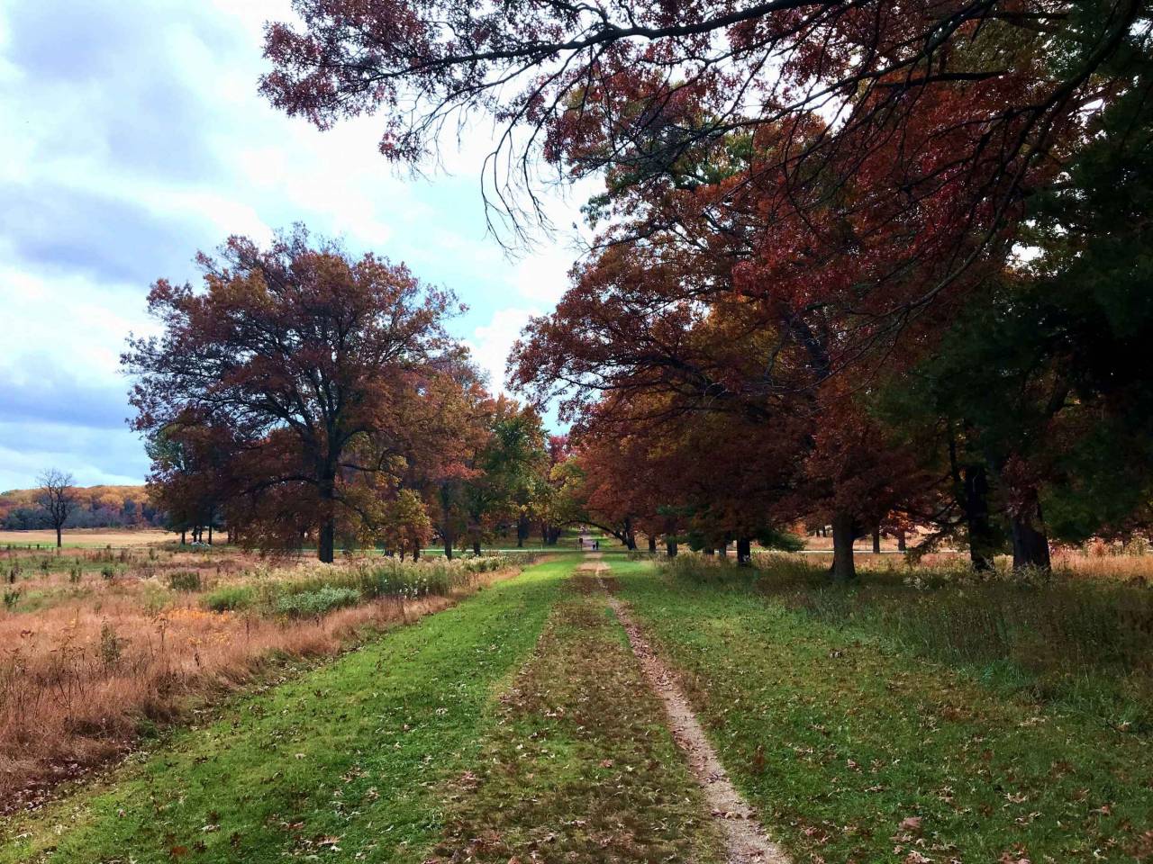 A autumn morning at Valley Forge National Historic Park located in Valley Forge, Pennsylvania, USA