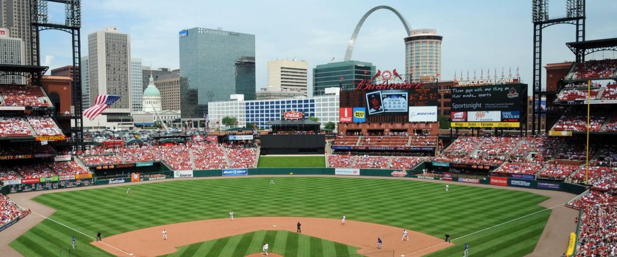 ST LOUIS - MAY 23: Busch Stadium home of the Saint Louis Cardinals and site of the 2009 All Star Game during game against the Kansas City Royals in St. Louis, MO on May 23, 2009