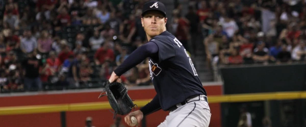 Mike Foltynewicz pitcher  for the Atlanta Braves at Chase Field in Phoenix,AZ USA July 25,2017.