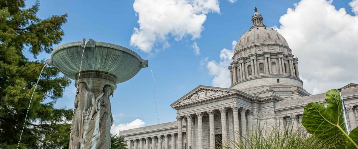 Missouri State Capitol building in Jefferson City Missouri