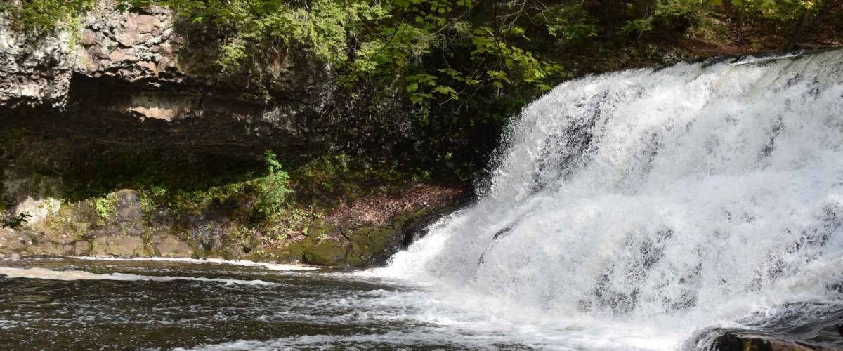 Wadsworth Falls State Park in Middletown, Connecticut