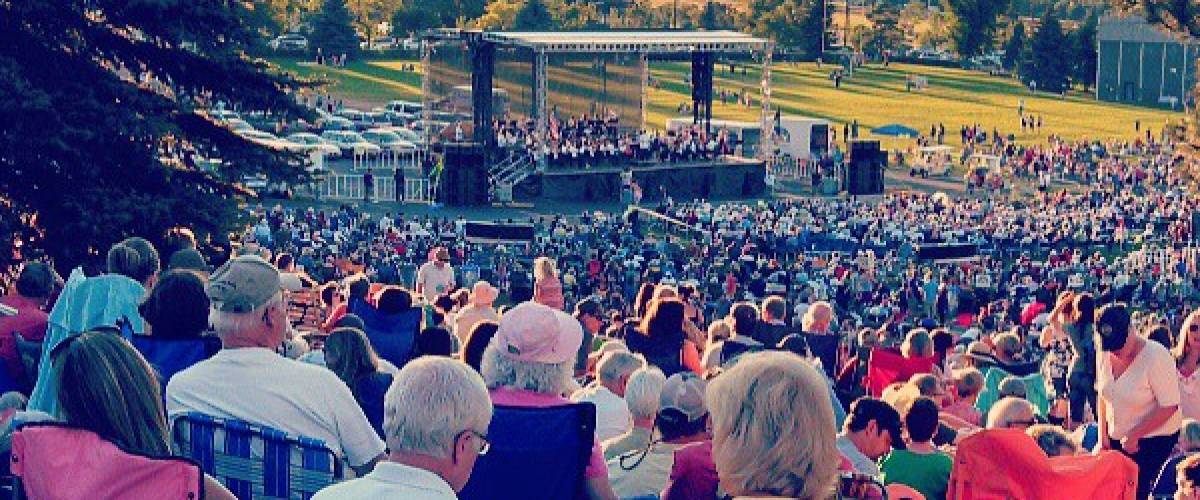 At the Symphony under the Stars in Helena, MT