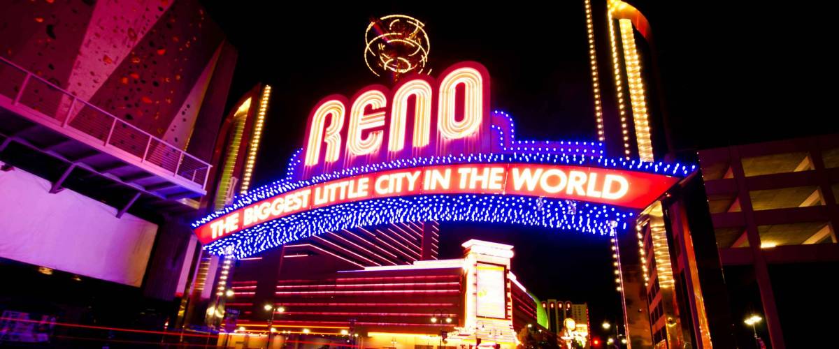 The Beautiful view of Reno