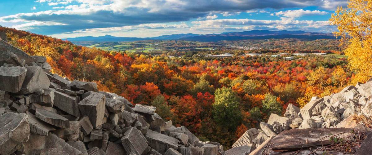 Vermont foliage view, Barre, VT